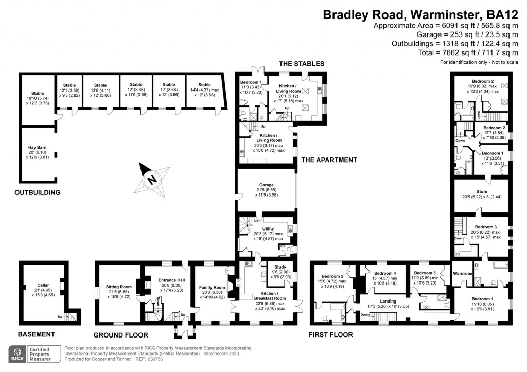 Floorplans For Bradley Road, Warminster, Wiltshire