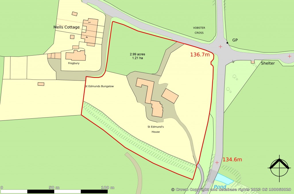 Floorplans For Upper Vobster, Radstock, Somerset