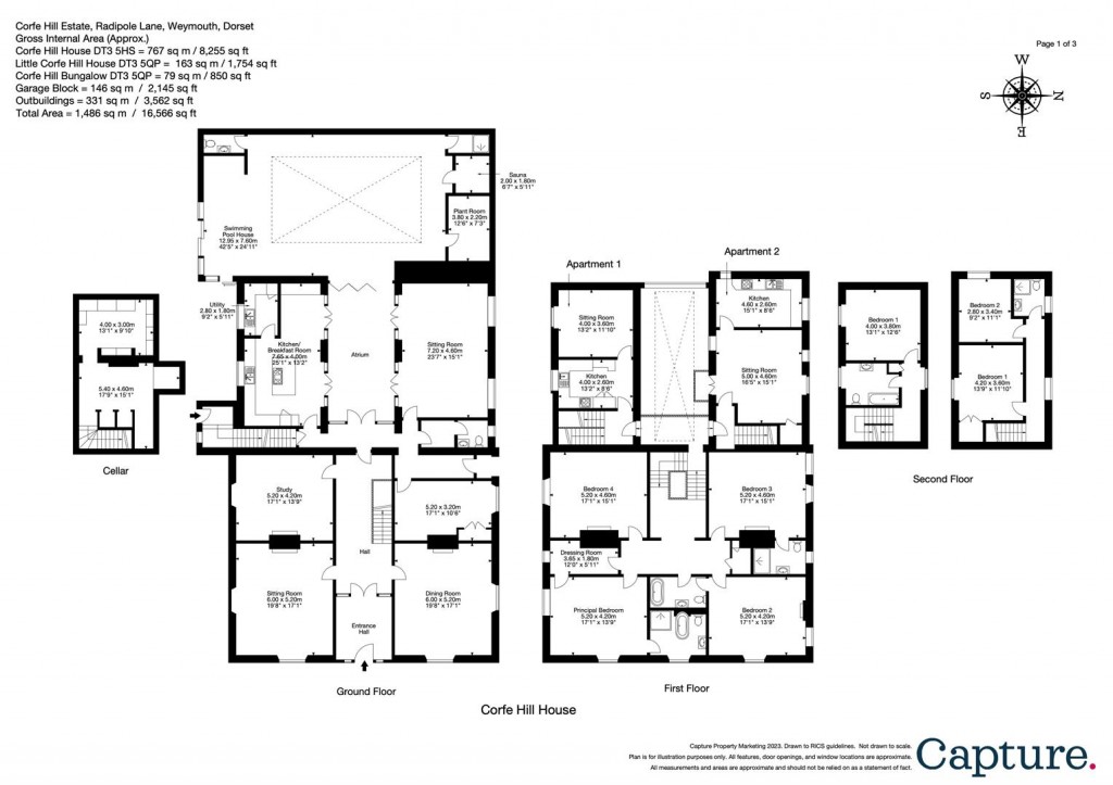 Floorplans For Corfe Hill Estate, Radipole, Weymouth.