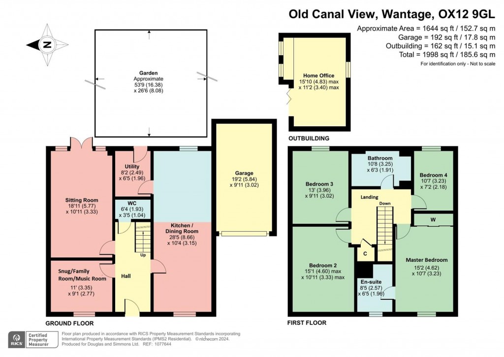 Floorplans For Old Canal View, Wantage, Oxfordshire, OX12