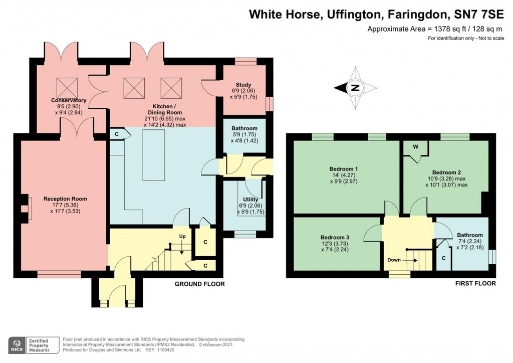Floorplans For Uffington, Faringdon, Oxfordshire, OX12