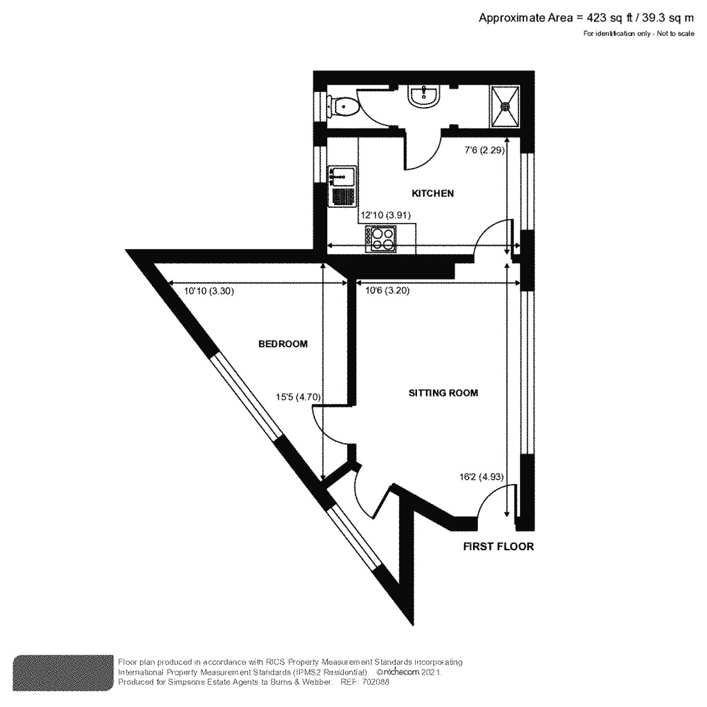 Floorplans For Wycliffe Buildings, Portsmouth Road, Guildford, GU2
