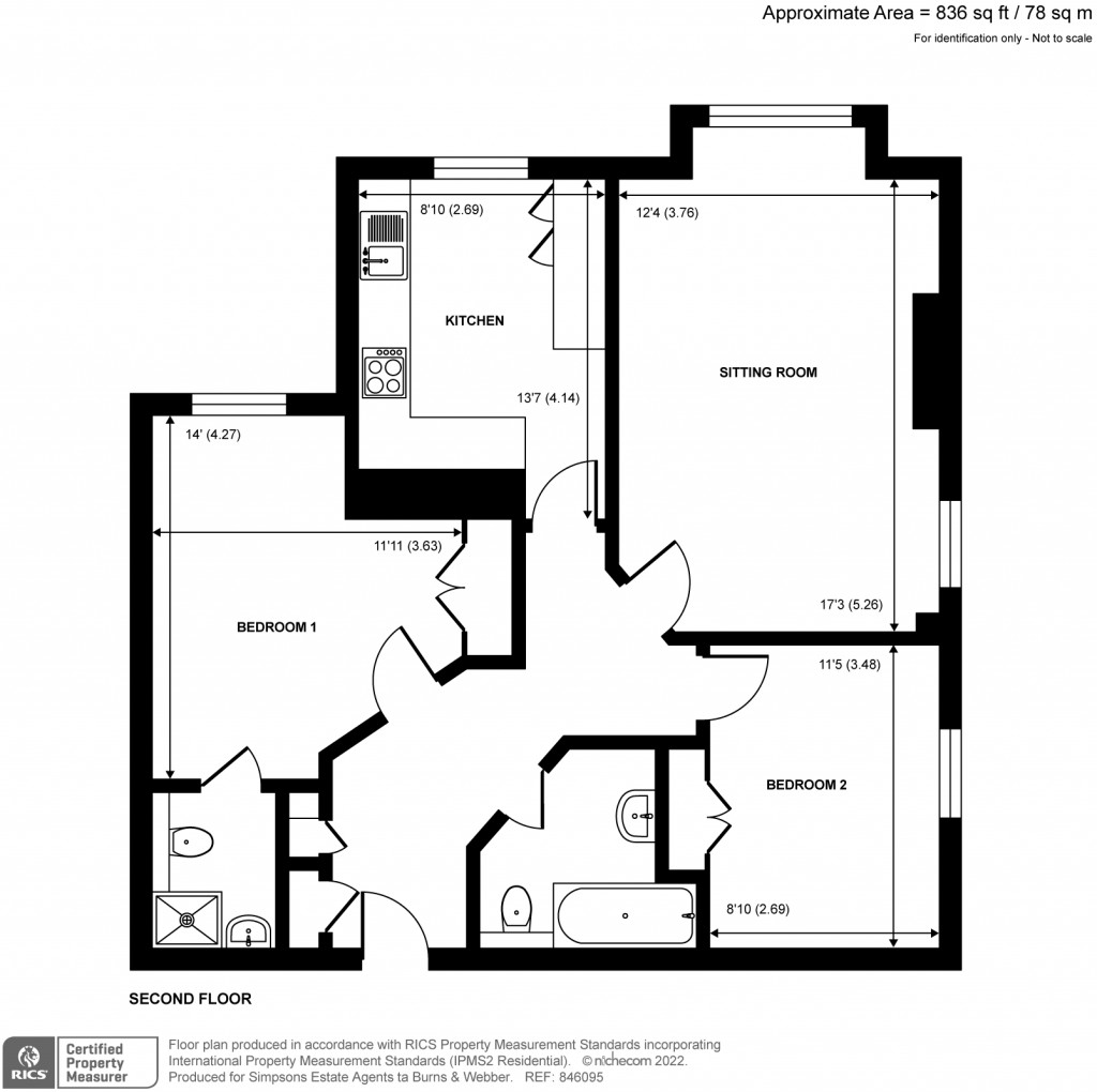 Floorplans For Bourne Heights, Frensham Road, Farnham, GU9