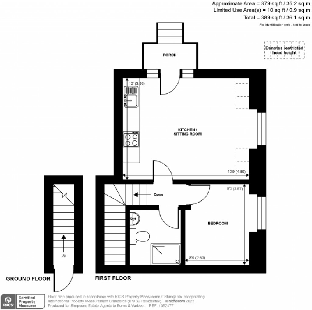 Floorplans For Lower Gardens, Long Reach, West Horsley, Leatherhead, KT24