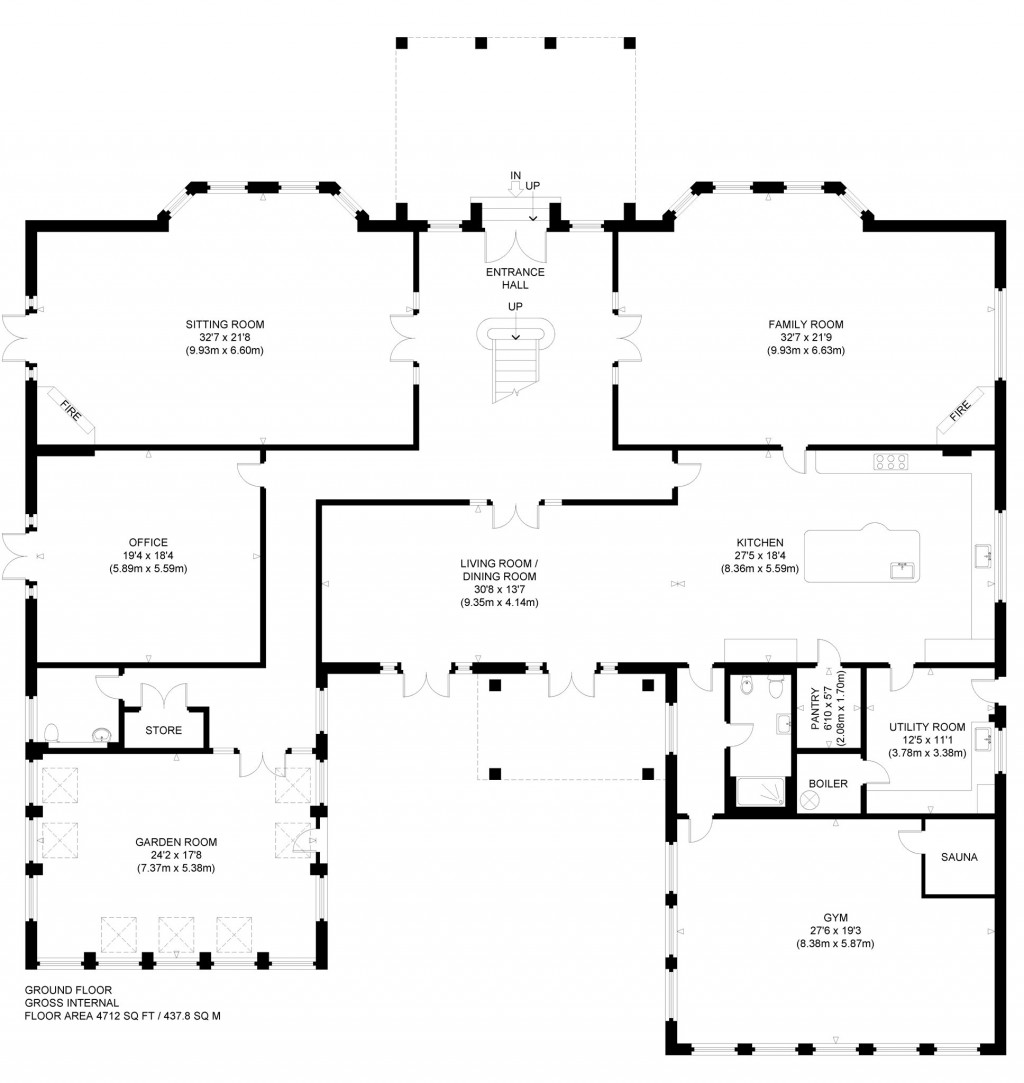 Floorplans For Glendarcey House, 2 Queen's Crescent, Gleneagles Village, Auchterarder