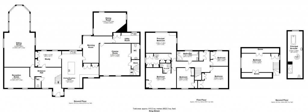 Floorplans For King Street, High Ongar, Ongar, Essex, CM5