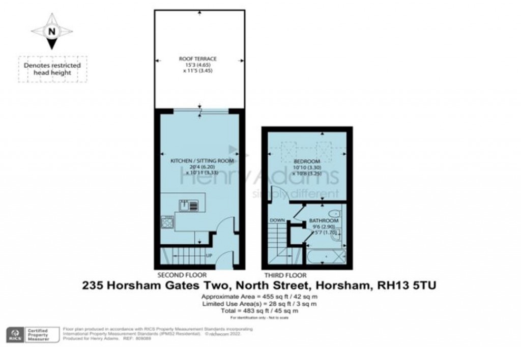 Floorplans For Horsham Gates Two, North Street, Horsham, RH13