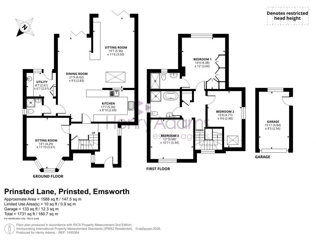 Floorplans For Prinsted Lane, Prinsted, PO10