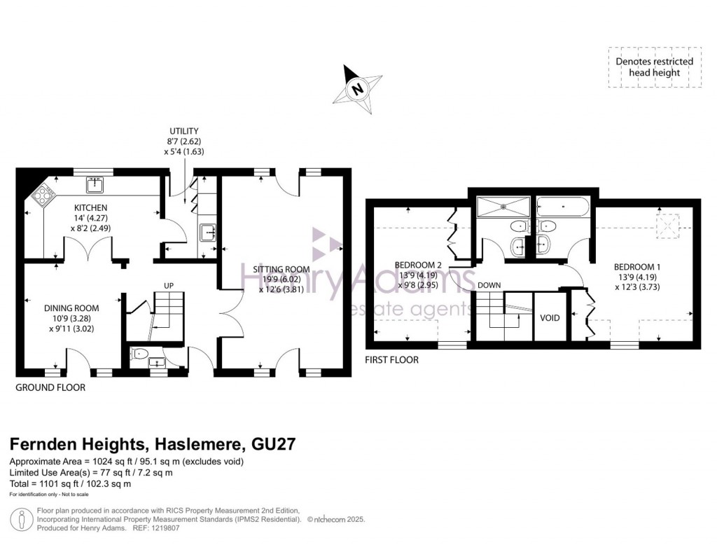 Floorplans For Fernden Heights, Haslemere, GU27