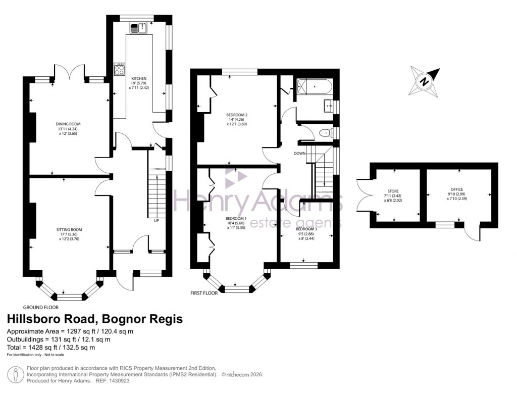 Floorplans For Hillsboro Road, Bognor Regis, PO21