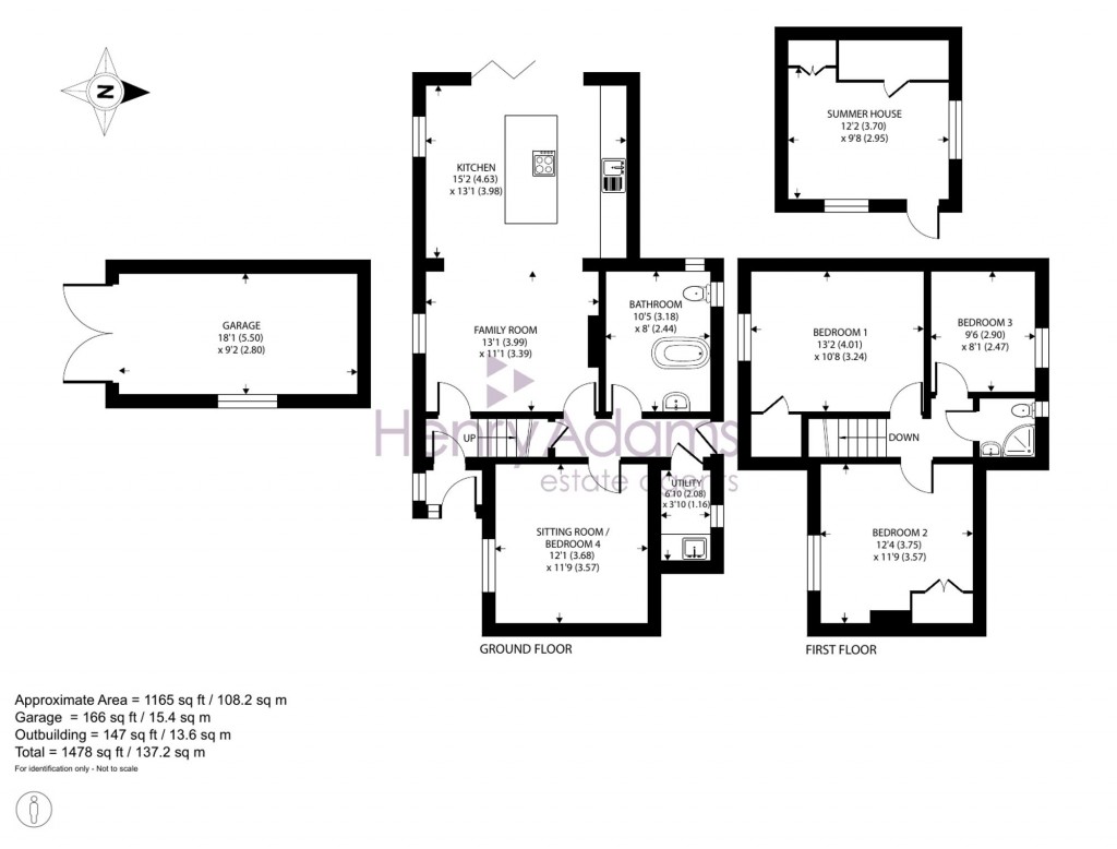 Floorplans For Easthampnett Lane, Easthampnett, PO18
