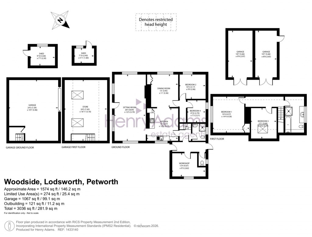 Floorplans For Lodsworth, Petworth, GU28