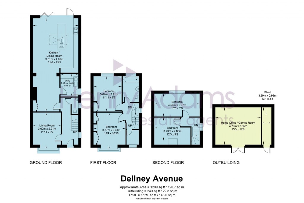 Floorplans For Dellney Avenue, Haywards Heath, RH16