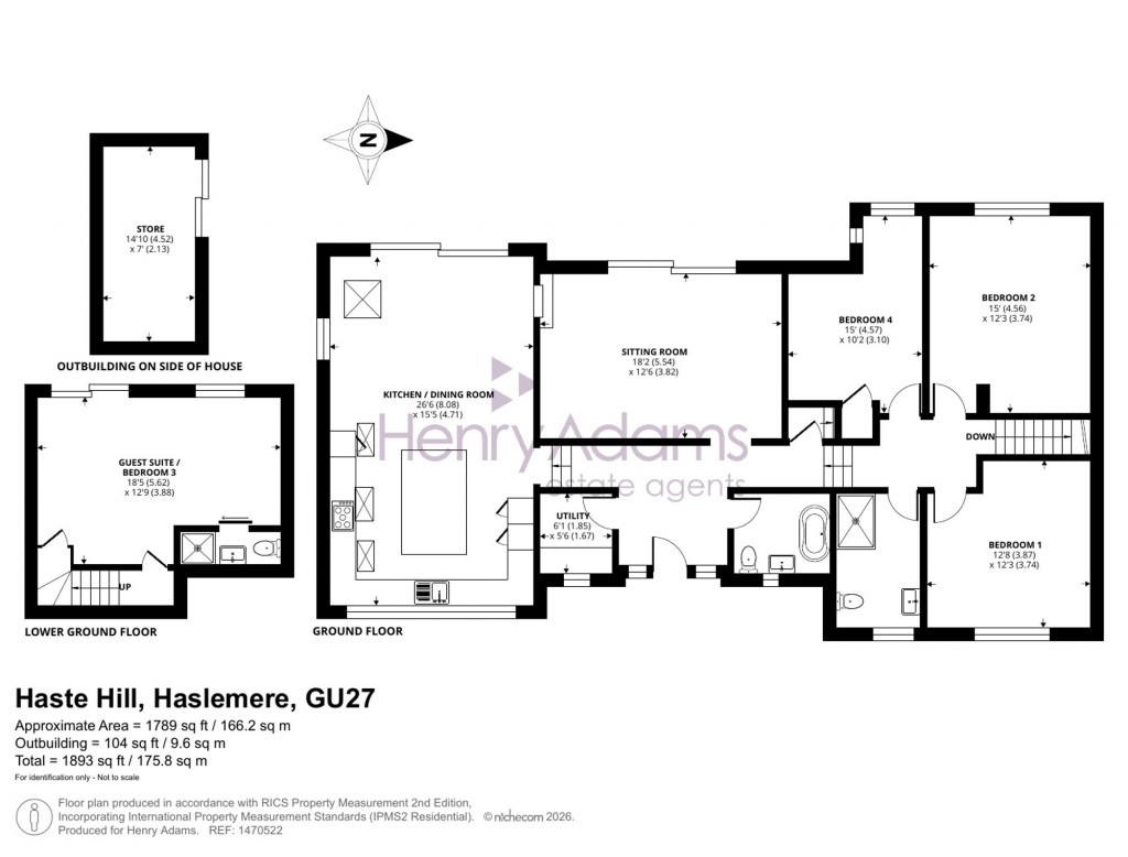 Floorplans For Haste Hill, Haslemere, GU27