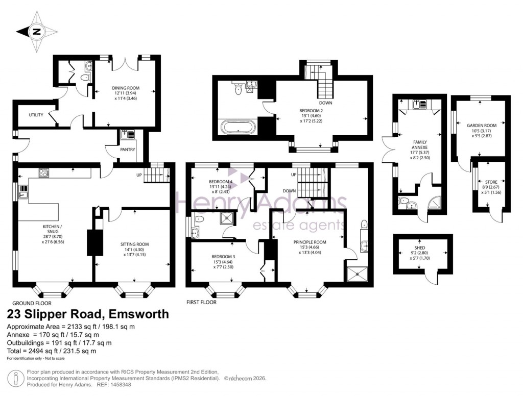Floorplans For Slipper Road, Emsworth, PO10