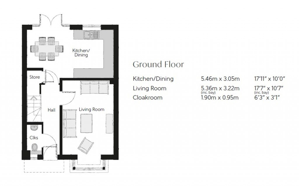 Floorplans For Limestone Road, Chichester, PO20