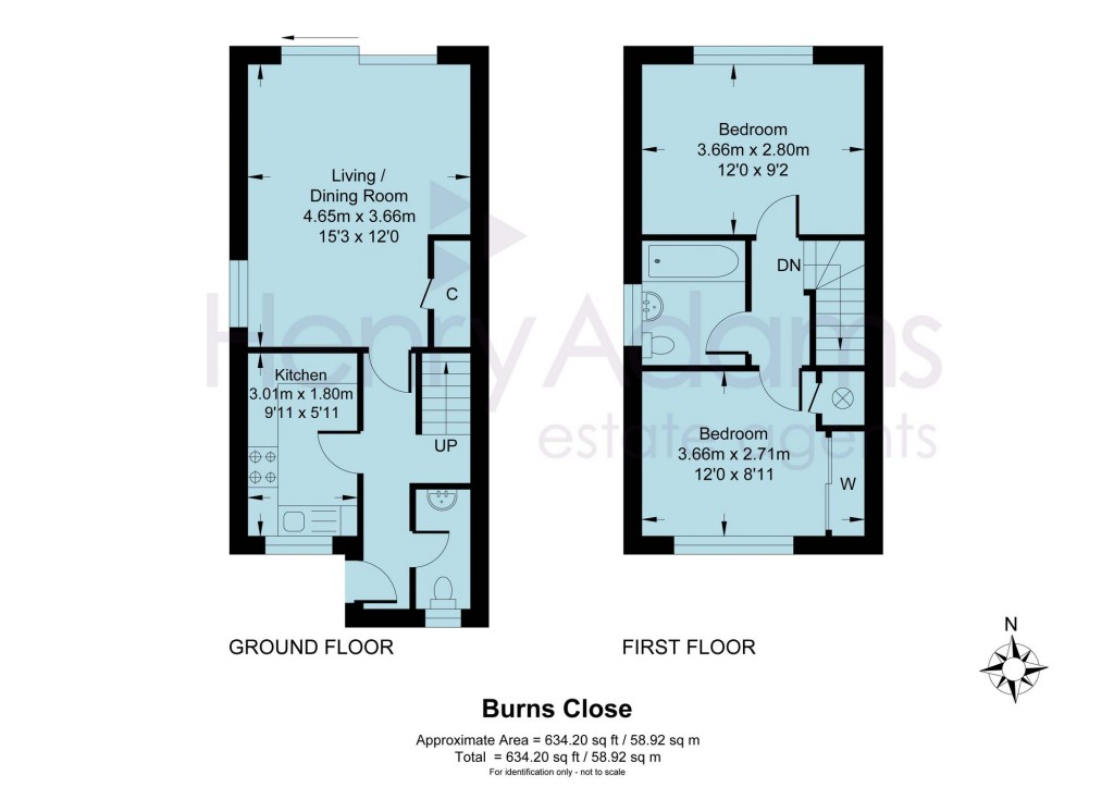 Floorplans For Burns Close, Horsham, RH12