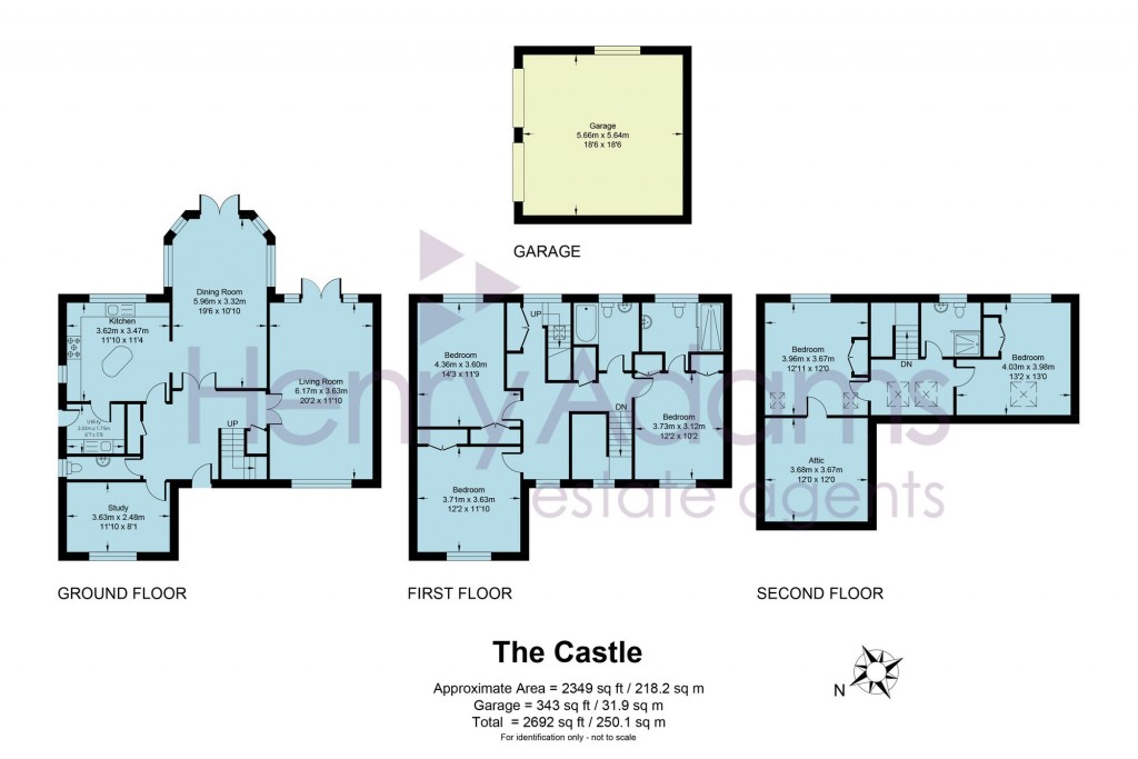 Floorplans For The Castle, Horsham, RH12