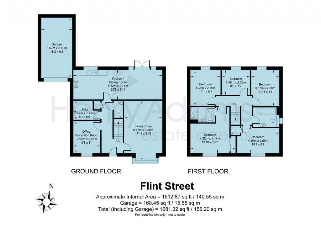 Floorplans For Flint Street, Faygate, RH12