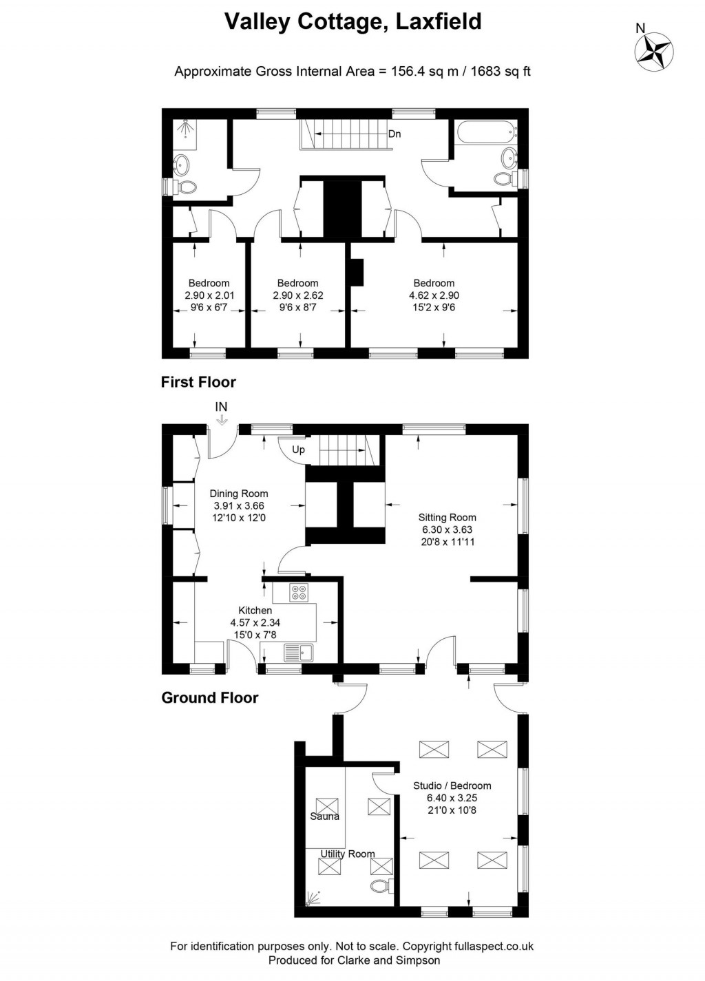Floorplans For Laxfield, Near Framlingham, Suffolk