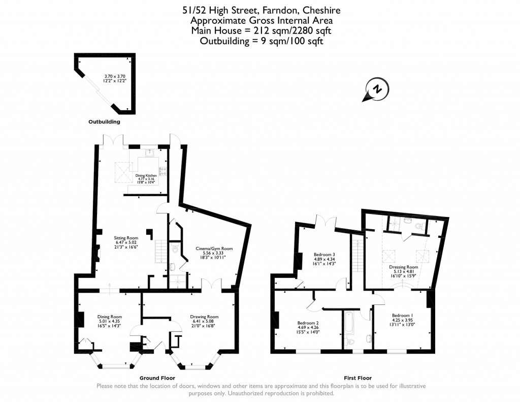 Floorplans For Farndon, Cheshire