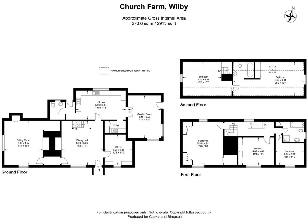 Floorplans For Wilby, Near Framlingham 