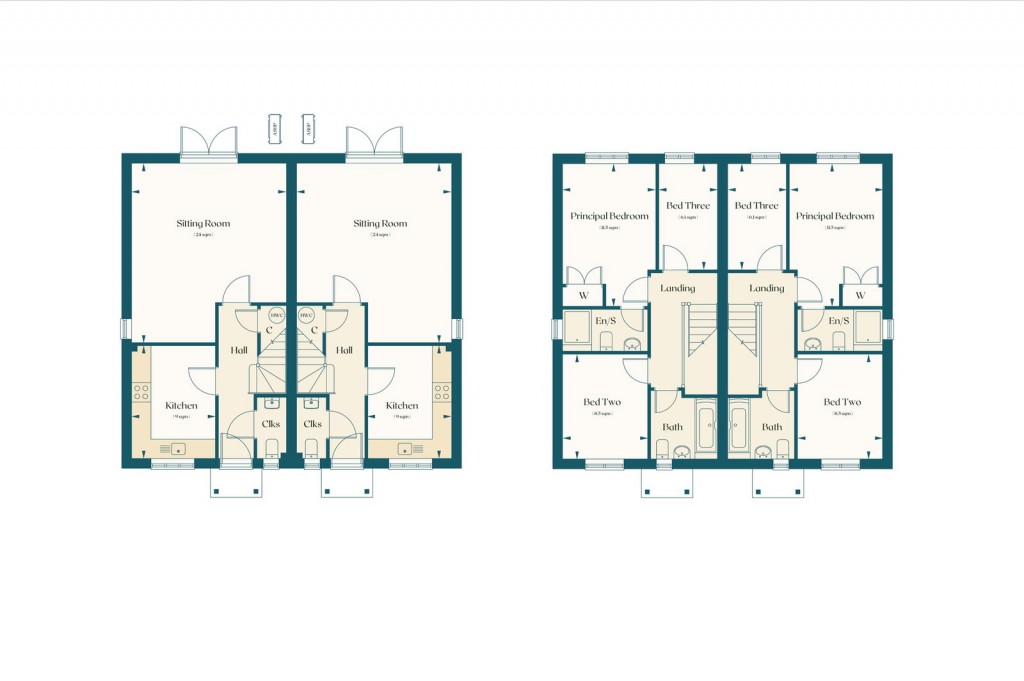 Floorplans For Blythe Meadow, Charsfield, Nr Framlingham, Suffolk