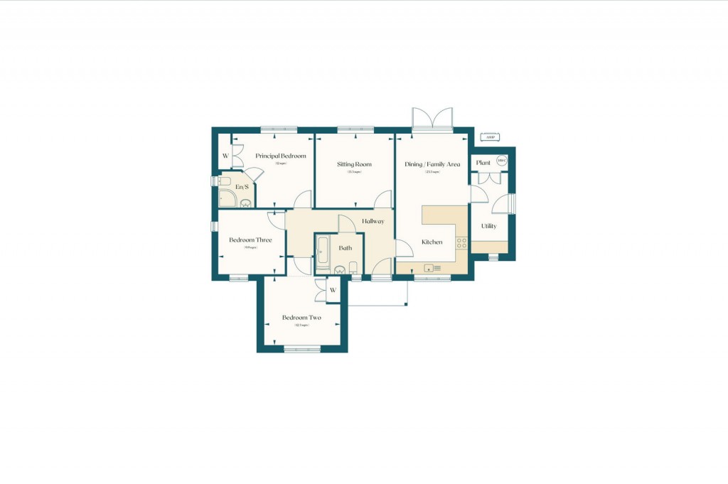 Floorplans For Blythe Meadow, Charsfield, Nr Framlingham, Suffolk