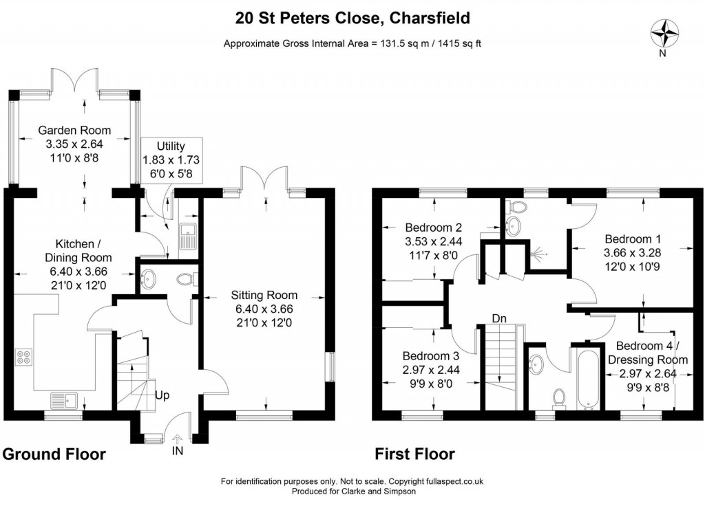 Floorplans For Charsfield, Woodbridge, Suffolk
