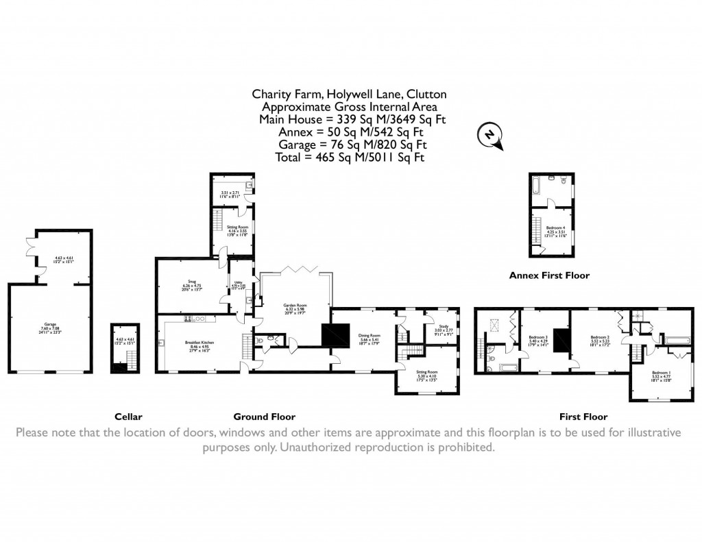 Floorplans For Clutton, Cheshire