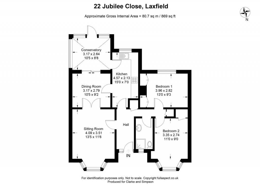 Floorplans For Laxfield, Nr Framlingham, Suffolk