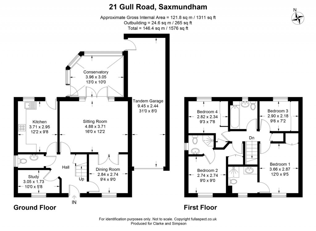 Floorplans For Samundham, Suffolk