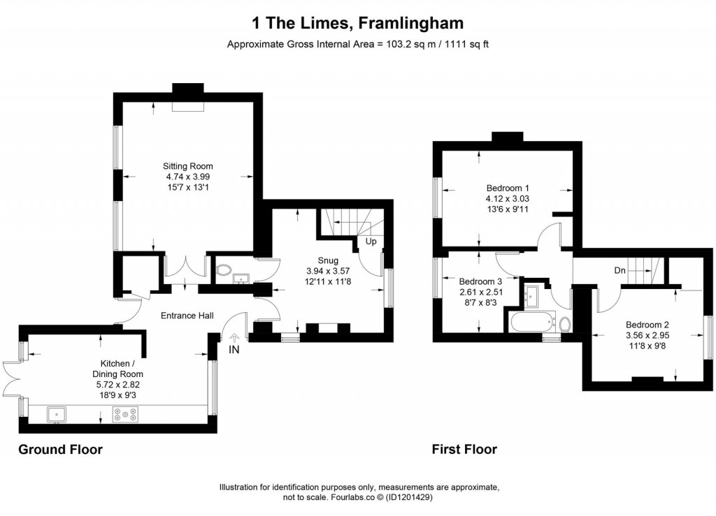 Floorplans For Framlingham, Suffolk