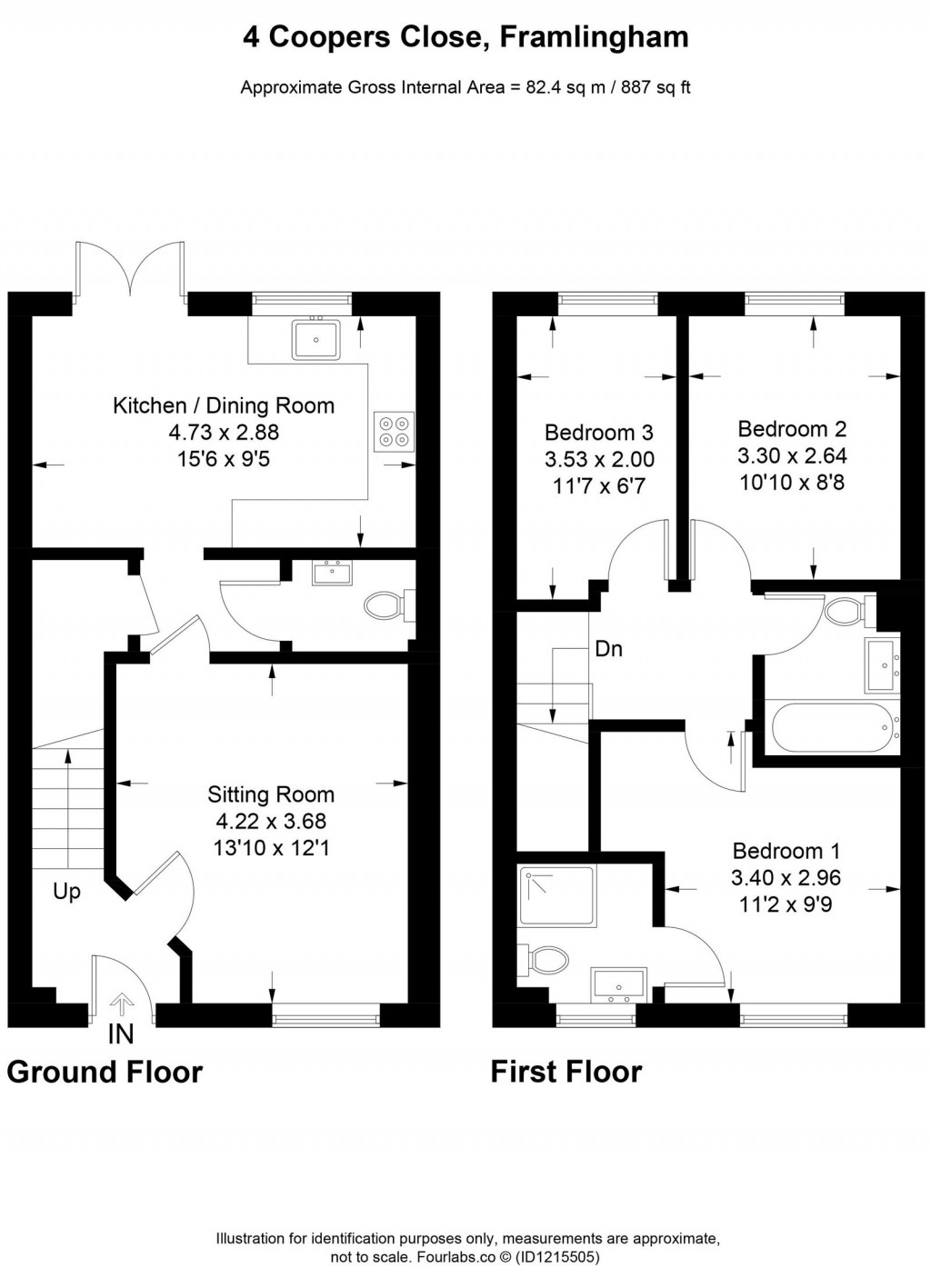 Floorplans For Castle Keep, Framlingham, Suffolk