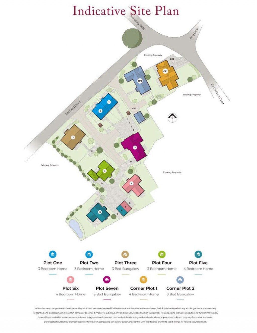 Floorplans For Bedfield, Nr Framlingham, Suffolk