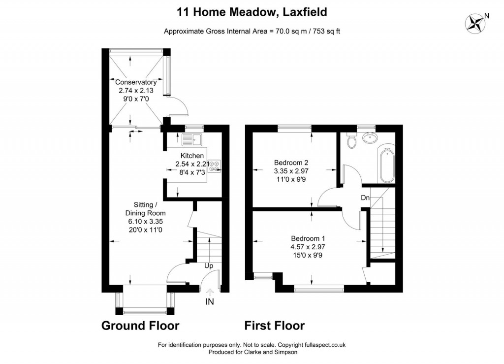 Floorplans For Laxfield, Nr Woodbridge, Suffolk