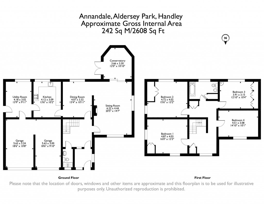 Floorplans For Aldersey Park, Handley