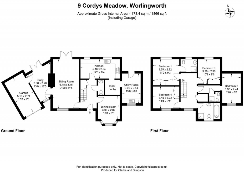 Floorplans For Worlingworth, Near Framlingham, Suffolk