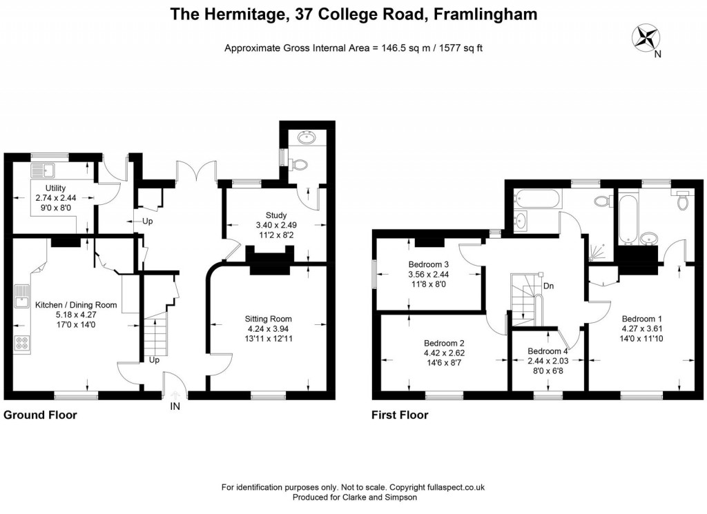 Floorplans For Framlingham, Suffolk