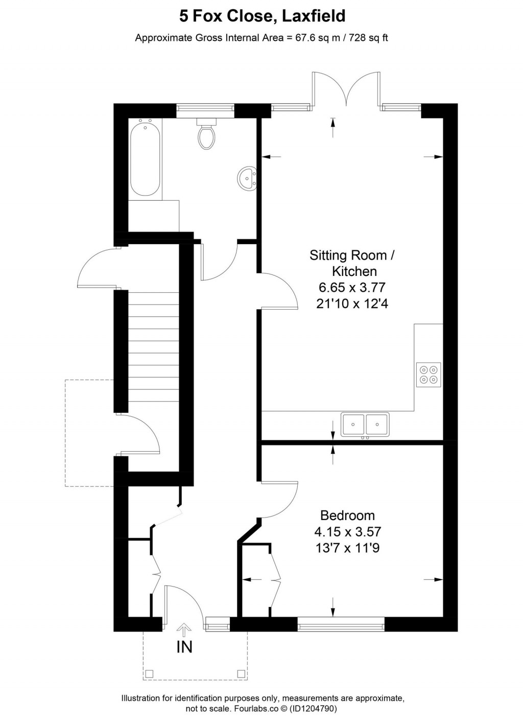Floorplans For Laxfield, Nr Framlingham, Suffolk 