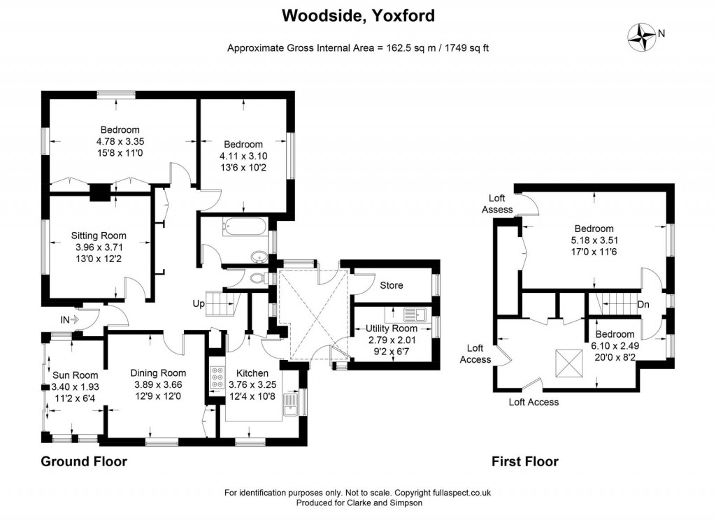 Floorplans For Yoxford, Suffolk