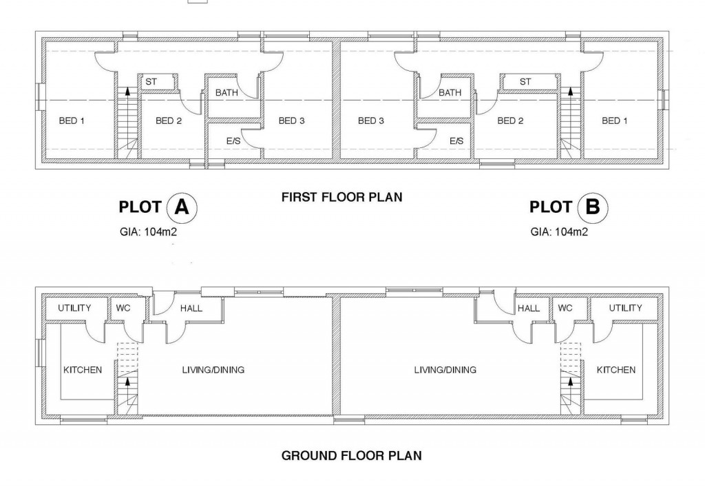 Floorplans For Friston, Nr Heritage Coast, Suffolk