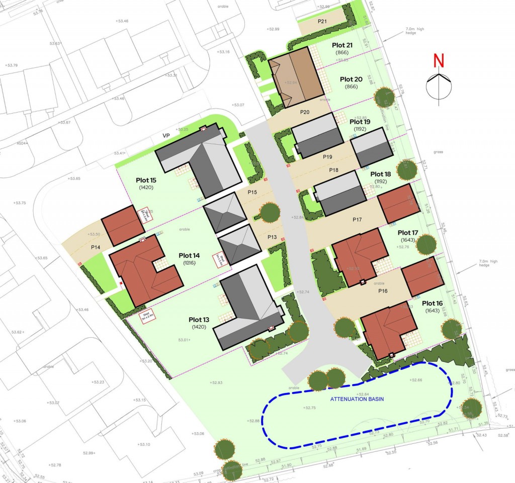 Floorplans For Laxfield, Nr Framlingham, Suffolk