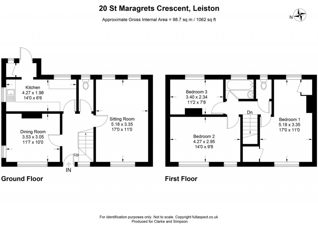 Floorplans For Leiston, Suffolk