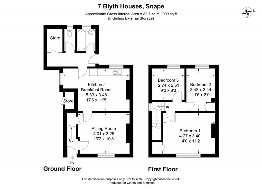 Floorplans For Snape, Near The Heritage Coast, Suffolk 