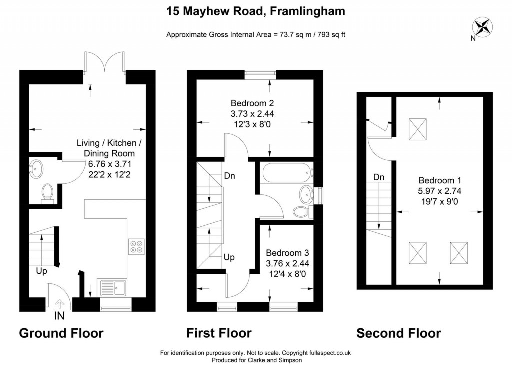 Floorplans For Framlingham, Suffolk