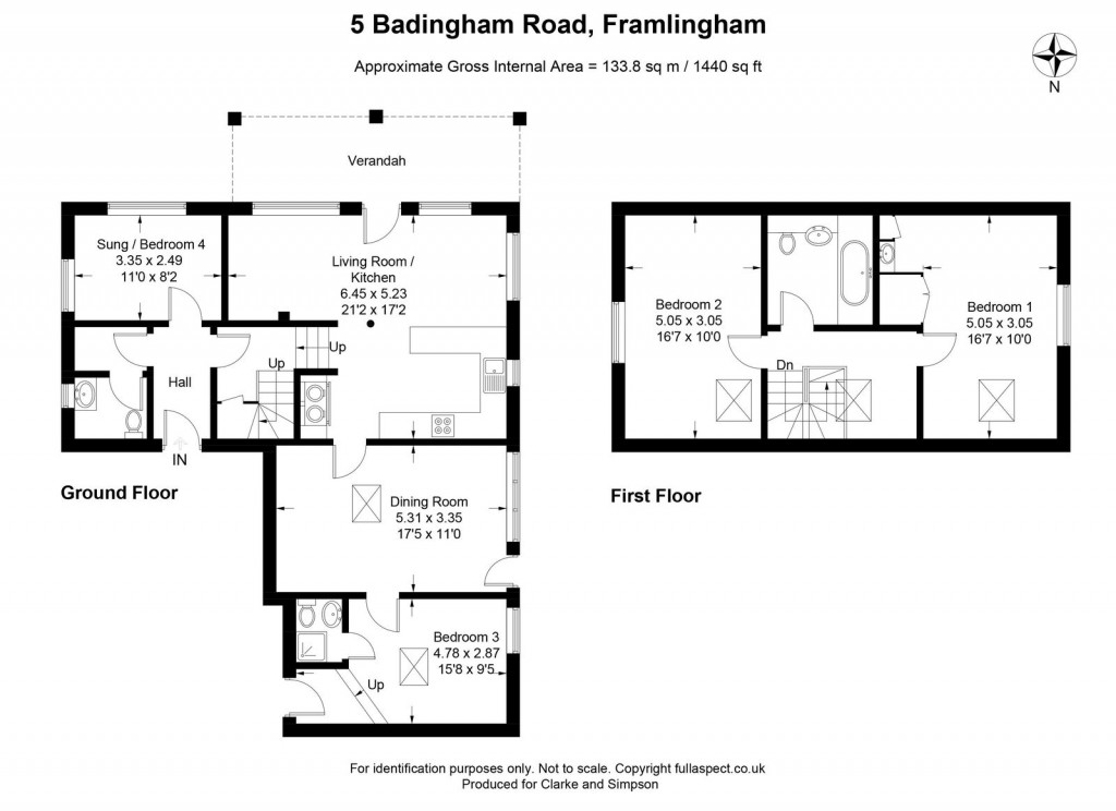 Floorplans For Framlingham, Suffolk