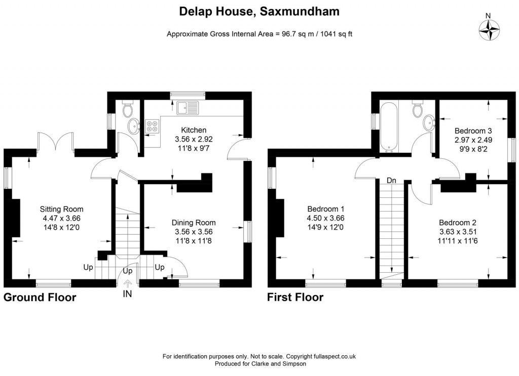 Floorplans For Street Farm Road, Saxmundham, Suffolk 
