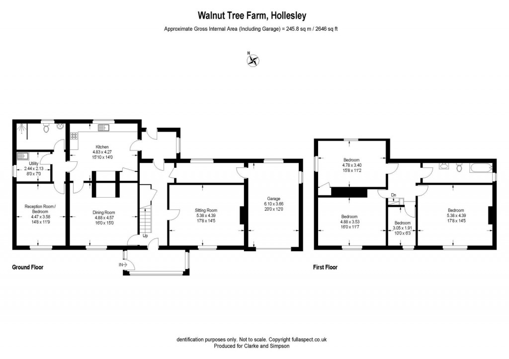 Floorplans For Hollesley, Near Woodbridge, Suffolk
