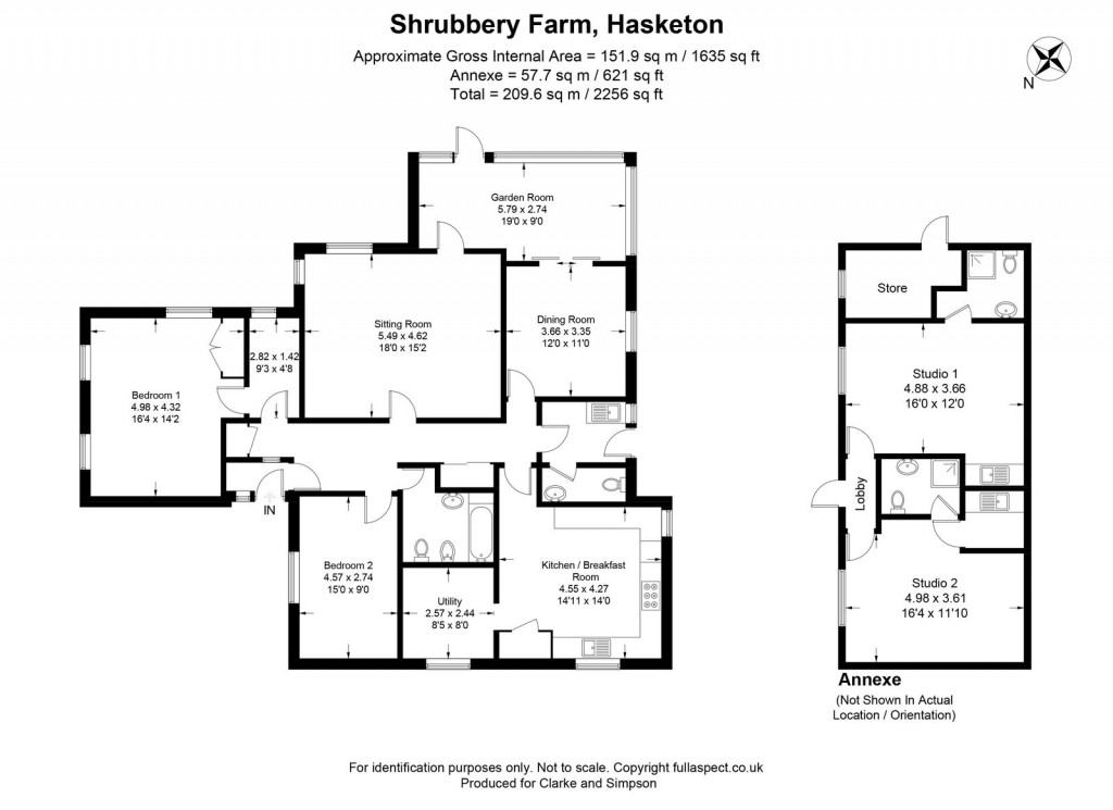 Floorplans For Hasketon, Nr Woodbridge, Suffolk 